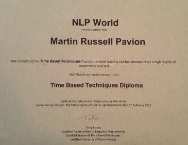 Time Based Techniques NLP Certification